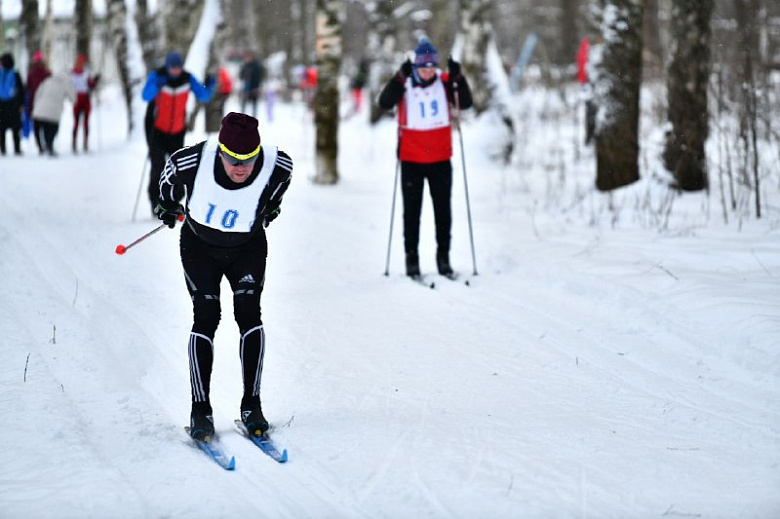 В Заволжском районе Ярославля прошли соревнования по лыжным гонкам
